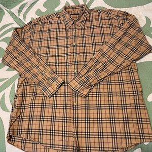 Mens Burberry Shirt Size L Used